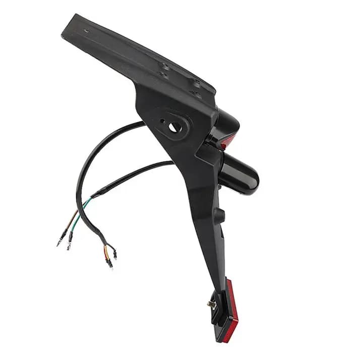 Garde-boue arrière de moto avec lumière de plaque de planificateur LED, super lumineux, étanche