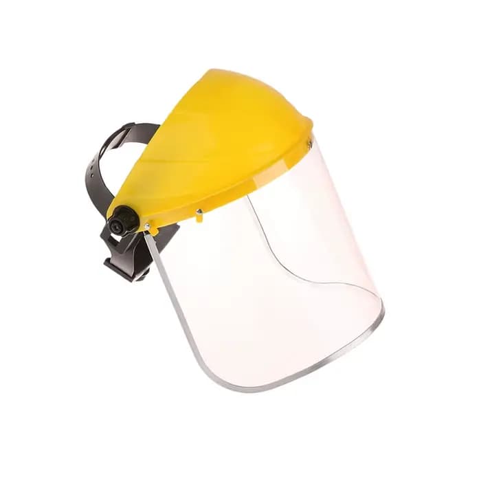 Écran facial transparent pour moto, PC de sécurité, écran pour les yeux monté sur la tête, chapeau d