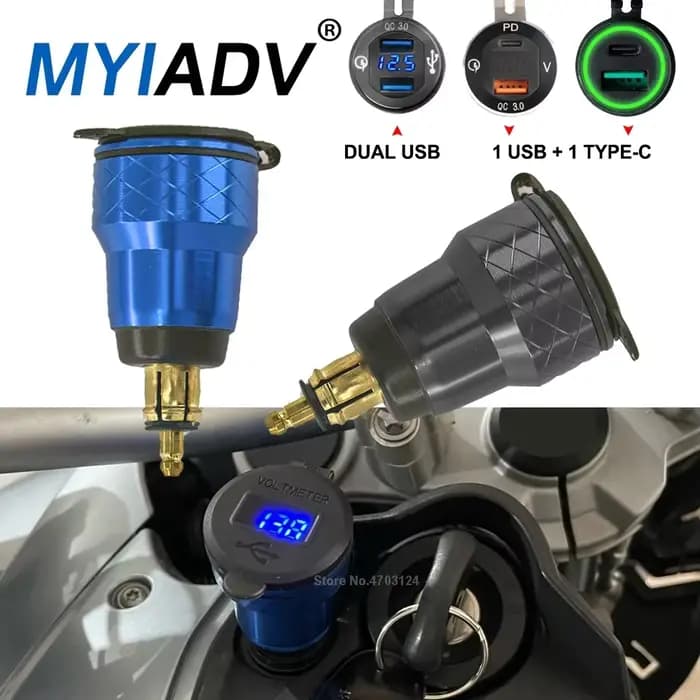 Adaptateur de chargeur double USB pour moto, accessoires pour BMW R1200RT F800GS F800ST K1200GT R125