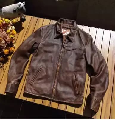Veste en cuir véritable pour moto, veste en cuir super doux pour l'extérieur, vêtements durables pou