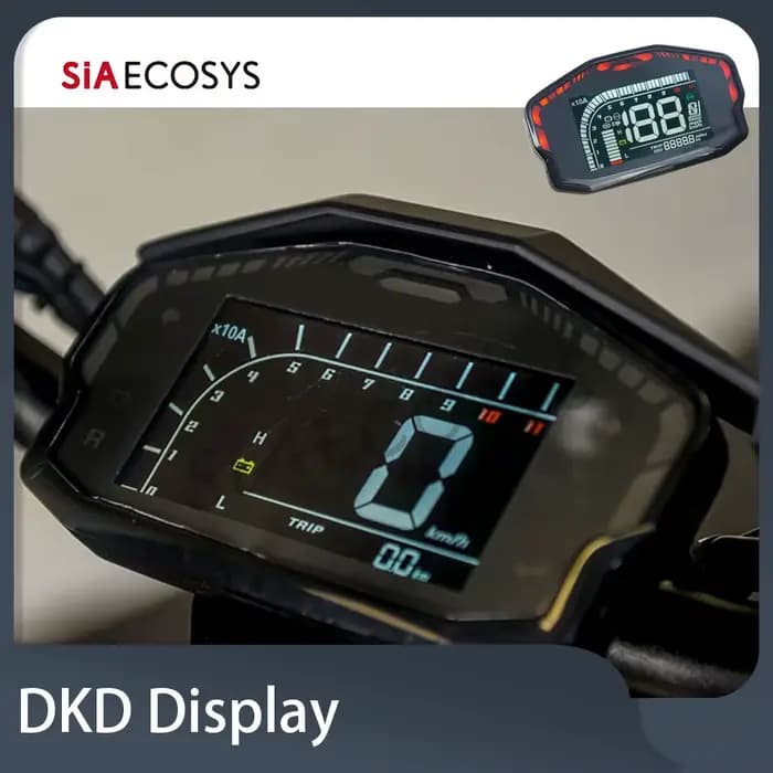 SIAECOSYS DKD écran LCD Scooter électrique moto DKD compteur de vitesse affichage numérique pour con