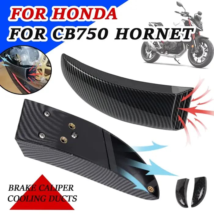 Accessoires de moto conduits d'air à disque avant système de conduits de couvercle de refroidissemen