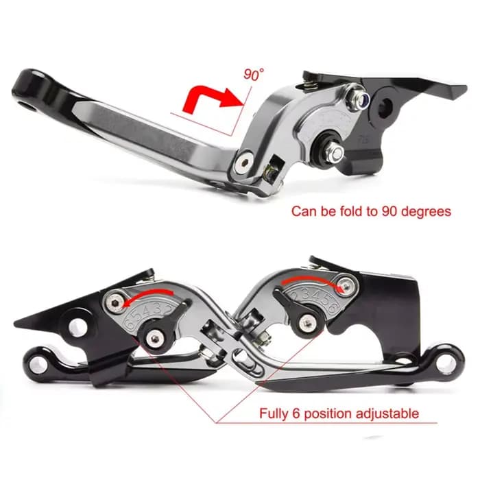 Leviers d'embrayage de frein pliables extensibles réglables pour moto, poignée pour DL650 V-Strom XT