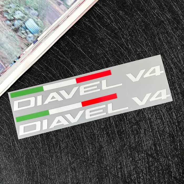 Autocollant réfléchissant en vinyle pour carénage latéral de moto, décalcomanie décorative pour Diav