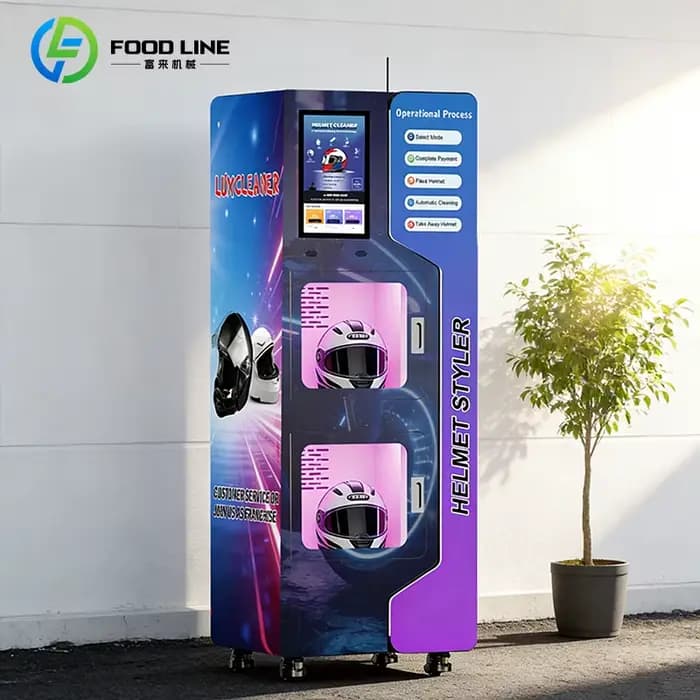 Machine de nettoyage de casques de moto partagés sur mesure, équipement de lavage et de désinfection