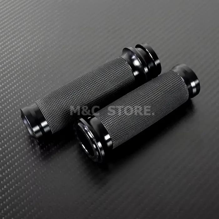 Poignées électroniques de moto 1 "25mm poignées noires pour Harley Touring Road King Glide FLHR brea