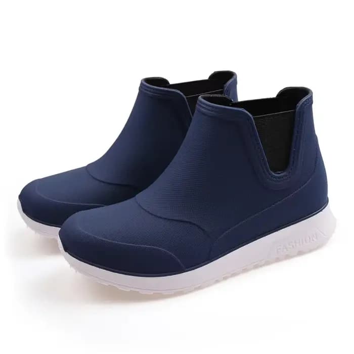 Bottes de pluie unisexes pour femmes, chaussures de travail imperméables pour le jardin, galoches an