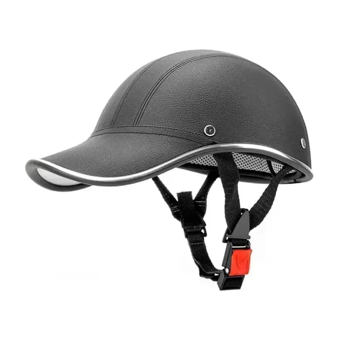 Demi-casque de moto pour homme, casquette de baseball, casque demi-visage, casque de sécurité anti-U