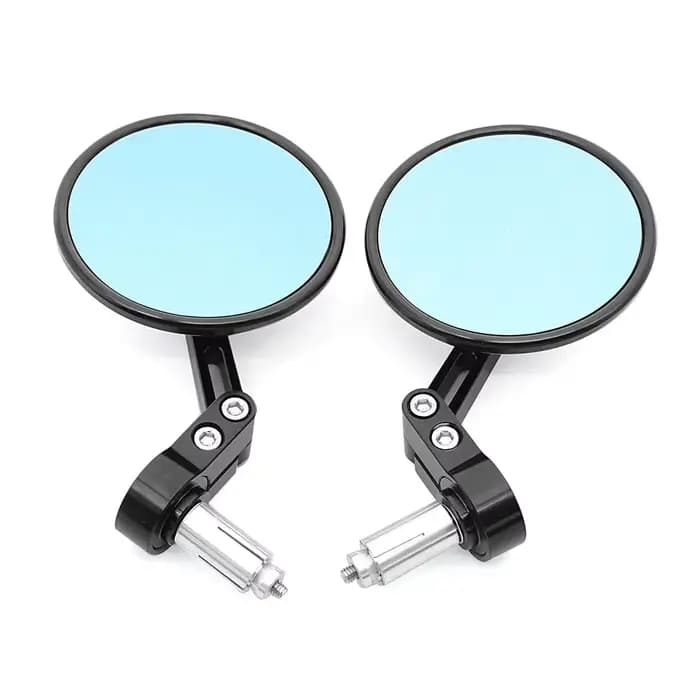 Accessoires de Moto 7/8 "rétroviseurs arrière d'extrémité de barre ronde pour café Racer Moto rétrov