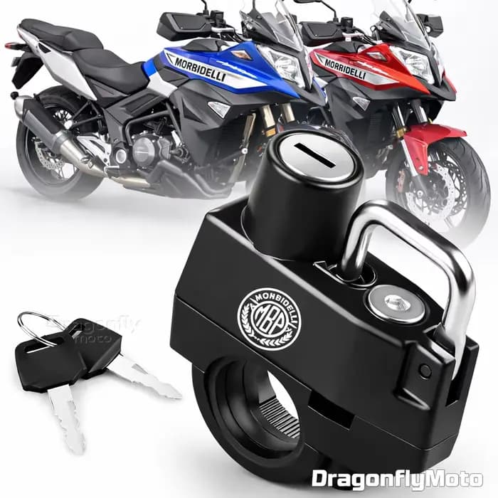 Verrou de casque de moto pour Morbidelli T 1002 VX 502 250X 125X, dispositif de verrouillage antivol