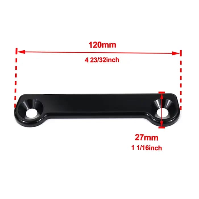 Couvercle de trous de cheville de passager arrière adapté pour KAWASAKI Ninja ZX-6R /ZX636 2009 – 20