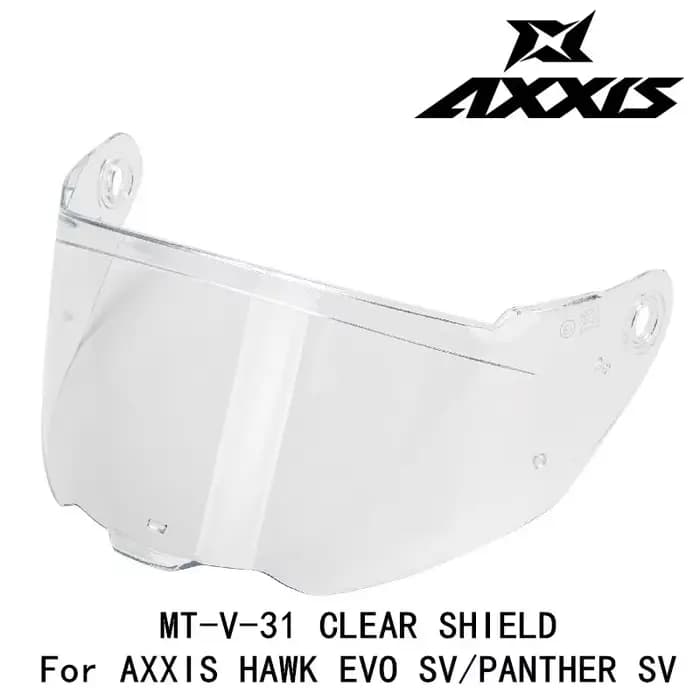 AXXIS Casque Bouclier MT-V-31 Lentille Adaptation AXXIS HAWK EVO SV/PANTHER SV Casque Document Lenti