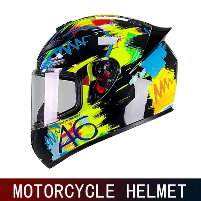 DOT personnalisé moto casque intégral hommes et femmes casque de mode moto tout-terrain casque de co