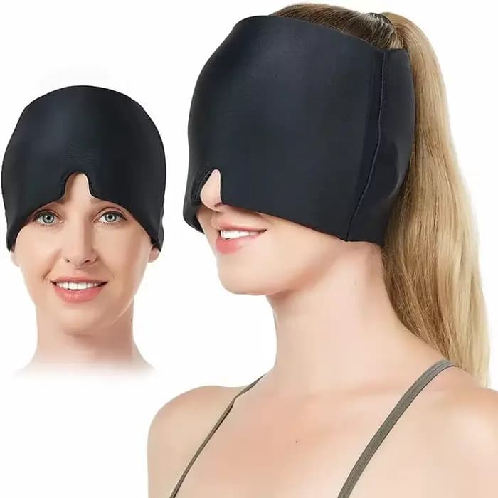 Chapeau anti-migraine, chapeau contre les maux de tête, thérapie par le gel chaud et froid, bonnet d