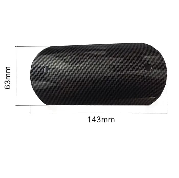 Tuyau d'échappement universel pour Moto, Style Fiber de carbone, couvercle de bouclier thermique, pr