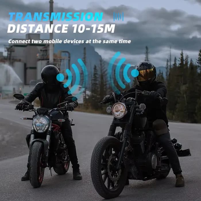BT12 casque de Moto casque Bluetooth sans fil mains libres Kit d'appel stéréo Anti-interférence étan