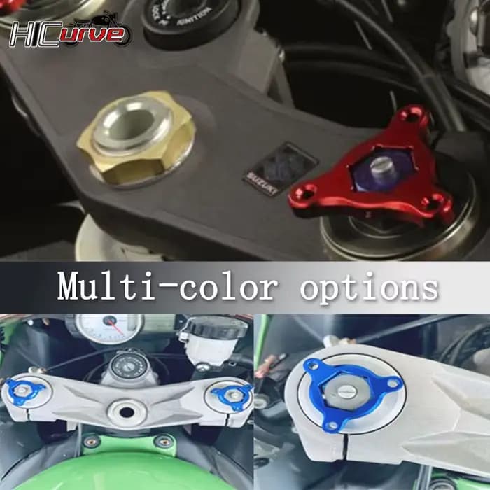 Ajusteurs de précharge de fourche de la suspension 17mm d'accessoires de moto adaptés pour YZF-R6 YZ