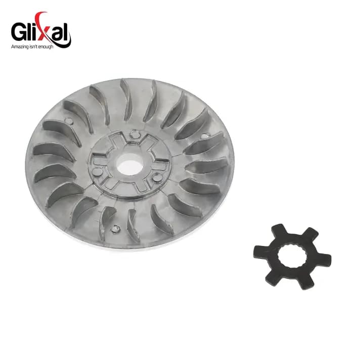 Glixal Ventilateur de variateur de course haute performance 98 mm pour cyclomoteur de scooter Minare