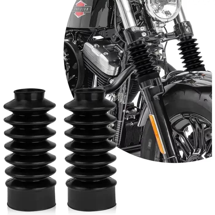 Couvercles de fourche avant de moto 39mm, guêtres en caoutchouc, bottes de chocs Gators, amortisseur