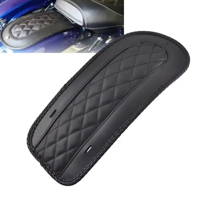 Housse de bavoir de garde-boue arrière en cuir et diamant pour moto, pour Harley Touring Electra Gli