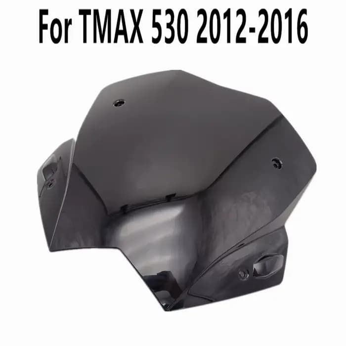 Déflecteur de vent noir transparent pour TMAX530 TMAX 530 2012-2013-2014-2015-2016, compatible YZF,