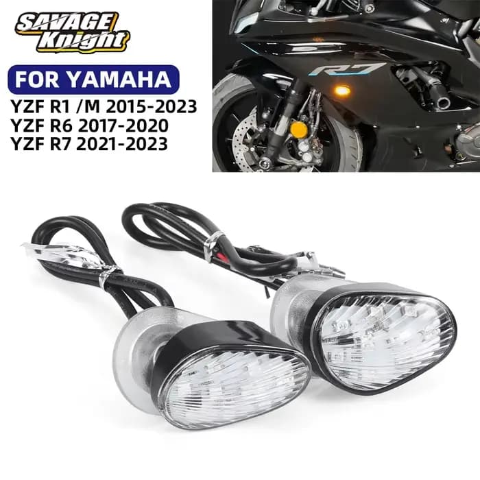 Invisible YZF R7 Clignotant De Moto LED Clignotants Lumière Pour YAMAHA YZF R6 R7 R1 R1M Clignotant
