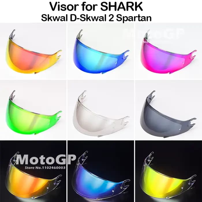 Visière de casque Spartan pour SHARK D Skwal D-Skwal 2, remplacement intégral, lentille de casque, a