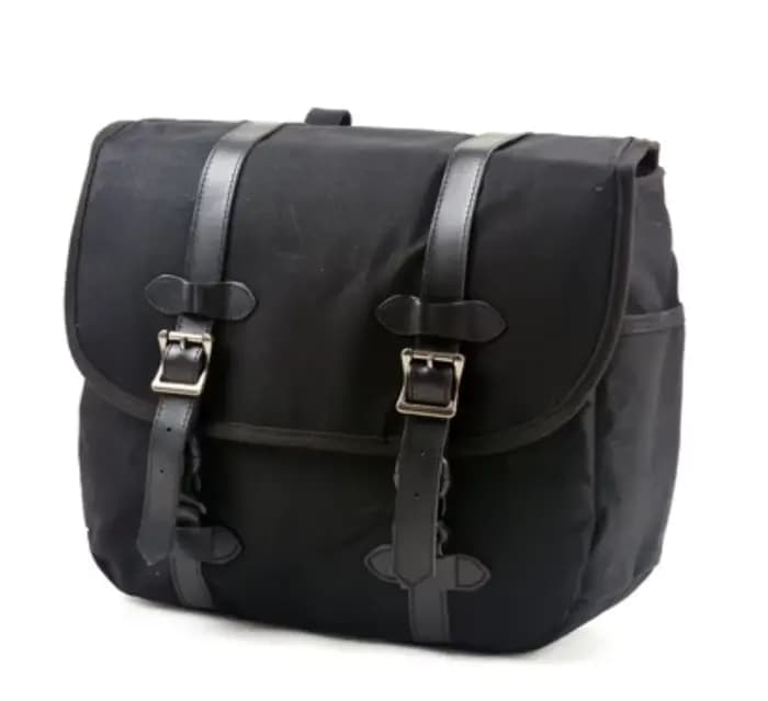 Sac latéral en toile teintée pour moto, sac de moto vintage, sac de vélo extérieur, batik, avertir