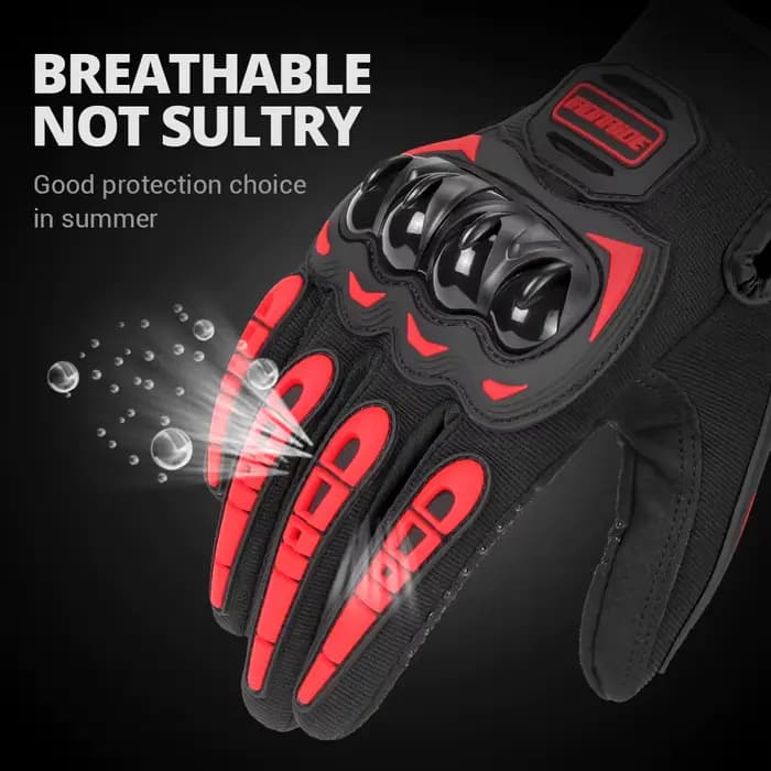 Gants de Moto d'été imperméables pour écran tactile, gants de protection Anti-chute pour écran tacti