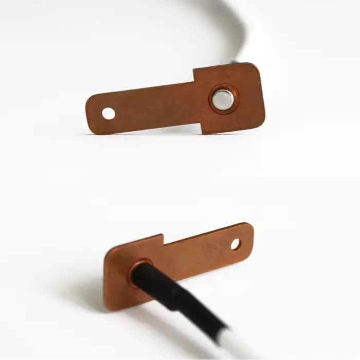 MINI 4 compteur de température double pour moto, cylindre de température, Type aileron, capteur de t