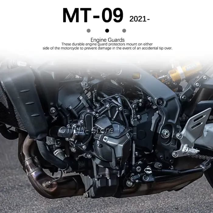 Couvercle latéral de protection du moteur, accessoires de moto pour Yamaha MT09, trucs 09, mt09, 202