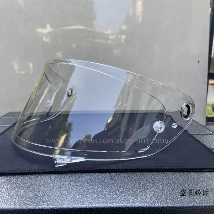 Visière de casque HJ35 pour HJC HJ-35 Rpha 1N casques intégraux masque d'objectif noir argent Casco
