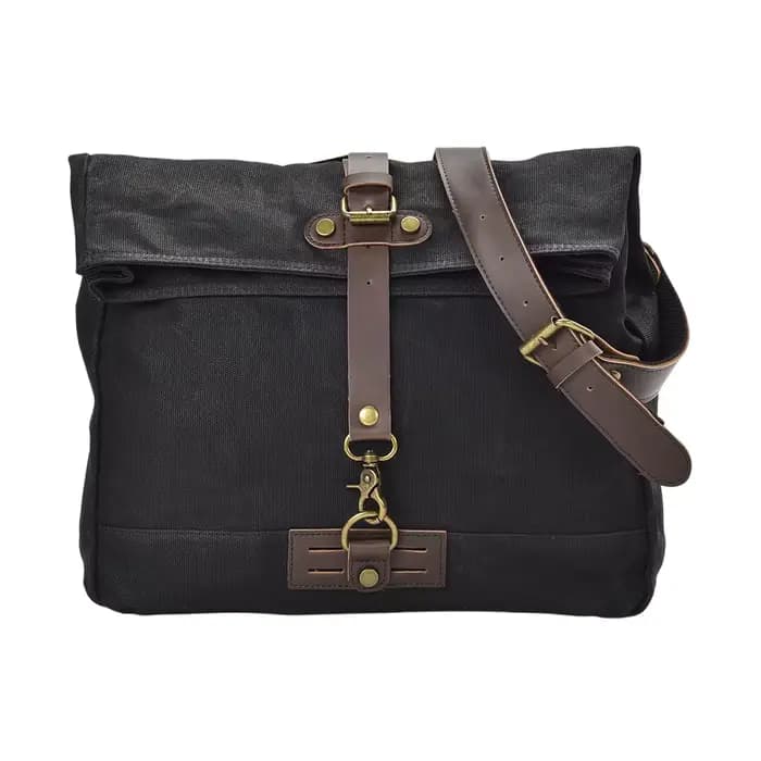 Sac de Selle Rétro pour Moto, Sac à Dos Vintage pour Homme, Nouveau Sac à Bandoulière Tendance, Univ