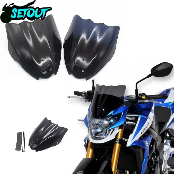 Déflecteur de pare-brise de sport, accessoires de moto, pare-brise pour Suzuki GSR750 GSR-750 2011-2
