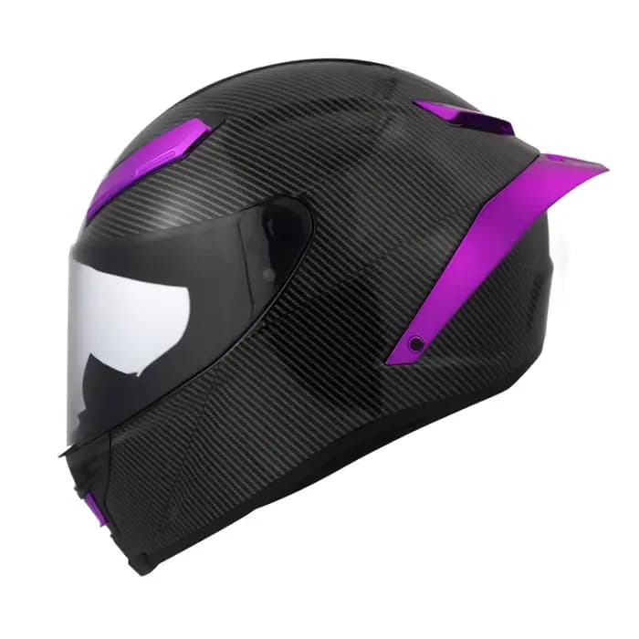 Casque intégral de moto de sécurité à lentille unique pour femmes et hommes, casque de course de Mot