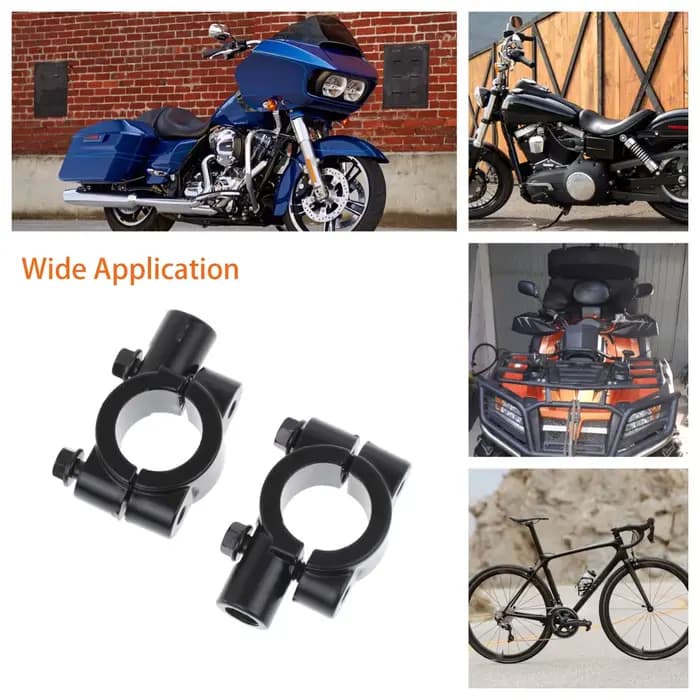 Support de rétroviseur de guidon de moto, adaptateur de pince, support de rétroviseur, support rapid