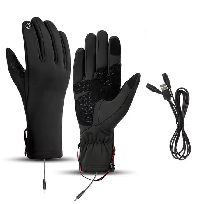 Gants chauffants d'hiver pour femmes, imperméables, chauffants USB, électriques, écran antidérapant,