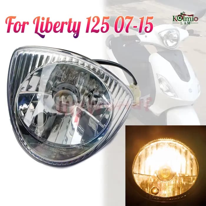 Convient pour PIAGGIO LIBERTY 125 150 200 Fly 125 150 4T 1998 - 2019 ensemble de phares de moto