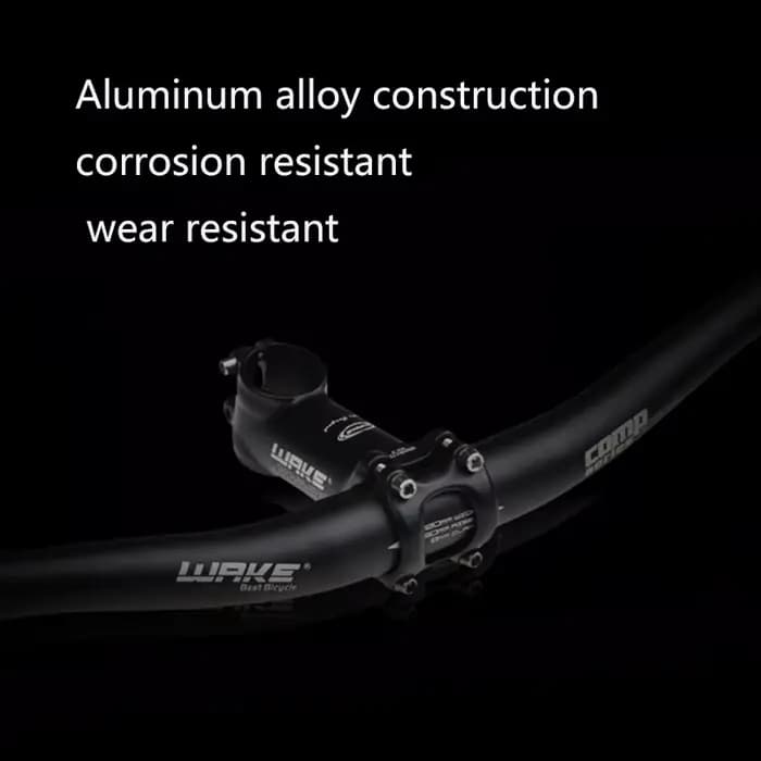 WAKE 31.8mm guidon de vélo 720mm 780mm vtt guidon en alliage d'aluminium hirondelle poignée barre ul