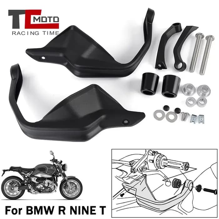 Protège-mains de moto pour BMW R NINET R9T R NINE T Pure Scrambler Racer Urban G/S 2018 – 21, protèg