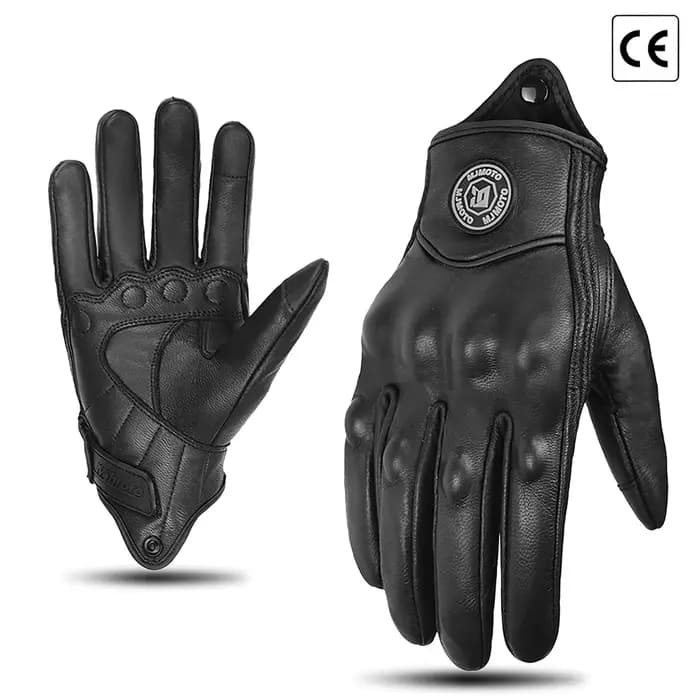 Gants de moto de haute performance pour hommes et femmes, cuir véritable durable, respirant, protect