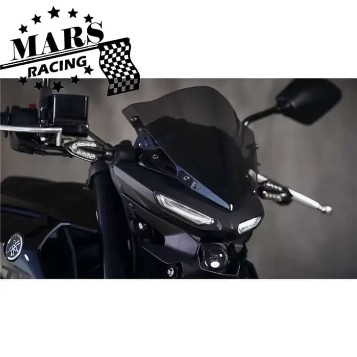 Kit de déflecteur de pare-brise en aluminium pour moto, compatible avec YAMAHA MT-03 MT03 2020 2021