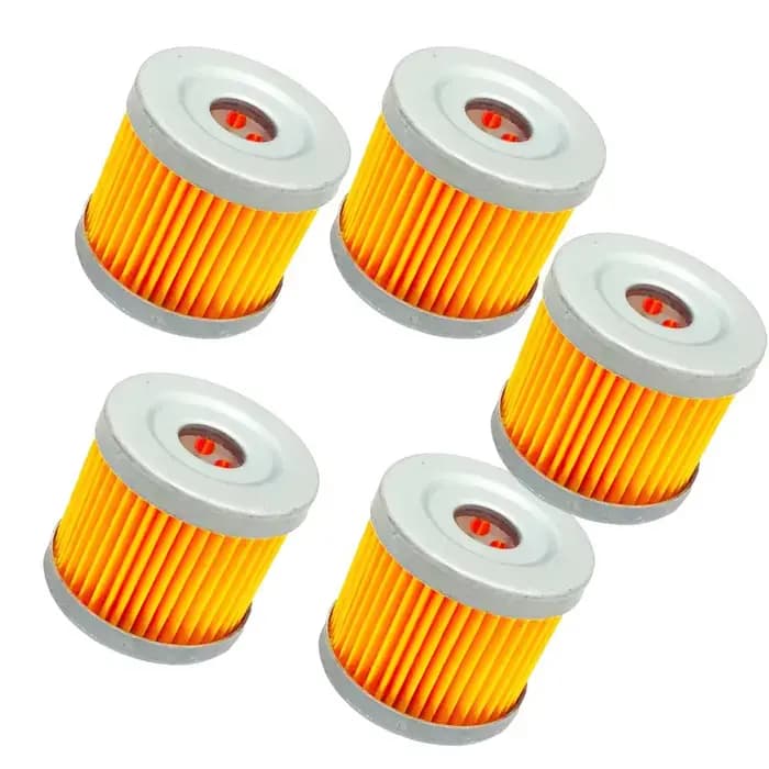 Filtre à huile moteur de moto, 5 pièces, pièces de rechange pour HJ125K GN125 EN125 GS125 HJ GN EN 1