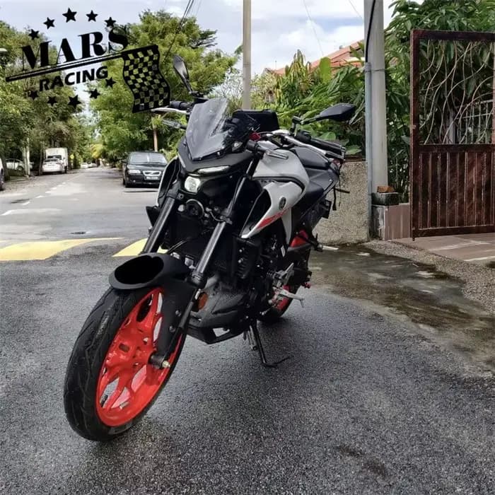 Kit de déflecteur de pare-brise en aluminium pour moto, compatible avec YAMAHA MT-03 MT03 2020 2021
