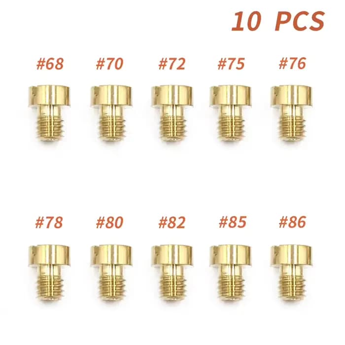 Jet principal de carburateur M5 pour Dellorto SHA SHB UA UB PHBG VHB-CS VHBT-CS # 30-140 Kits de Jet