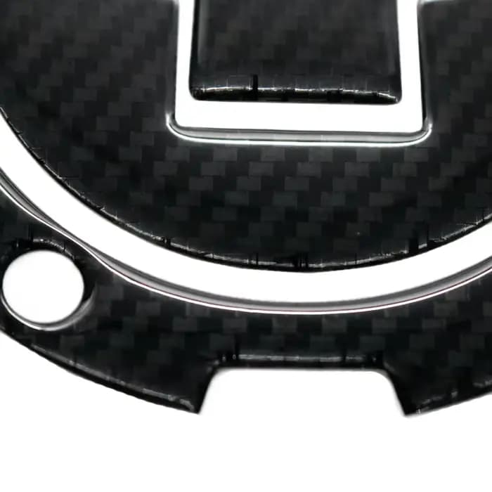 Autocollant 3D en Fiber de carbone pour réservoir de carburant de moto, autocollants de protection d