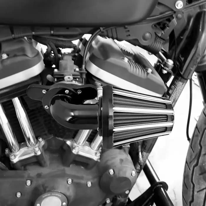 Nettoyeur d'admission de filtre à air noir pour moto, Harley, Touring, ocia, btSportster, XL1200, 88