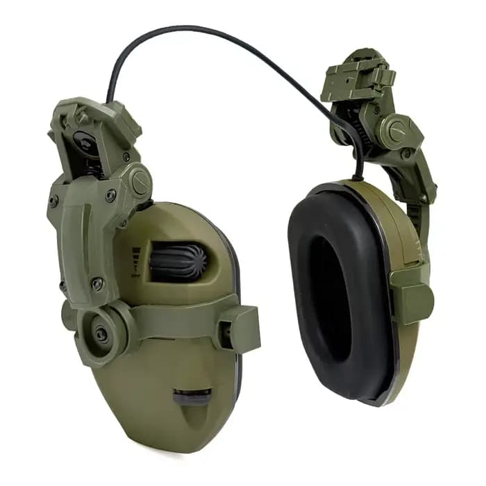 Casque tactique pour casque avec adaptateurs de montage sur casque sur Rail ARC-écoute antibruit pou