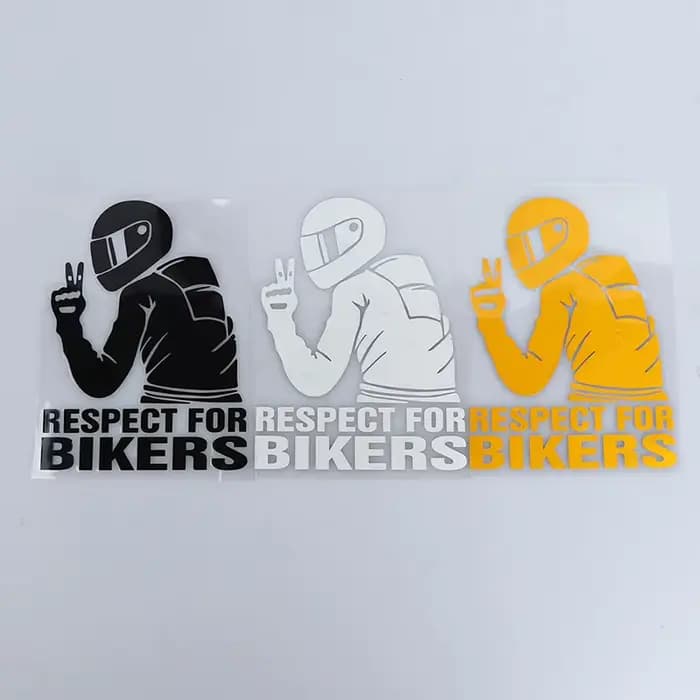 Autocollant imperméable en vinyle 3D pour moto, décalcomanie réflecteur, casque de coulée, voiture,