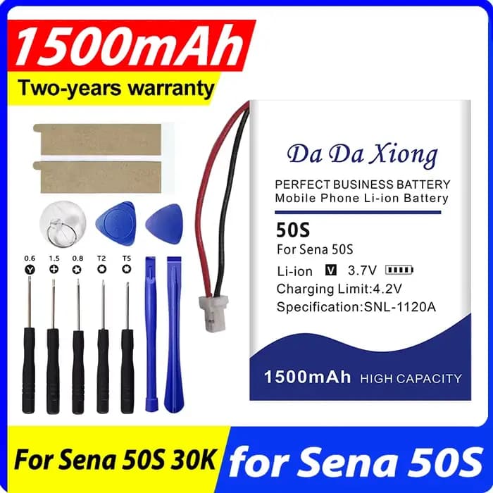 Batterie pour SENA 30S EVO 30K SLR2 SP51 10C 10S 20s 50S 50R SHOEI GT-Air II 2019 SMH10 S10 S20 10U,
